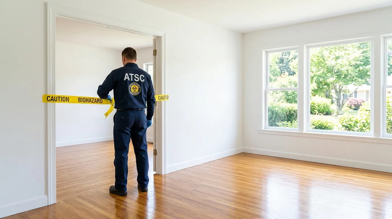Certified biohazard cleanup crew performing Trauma Scene Cleanup in Coto De Caza