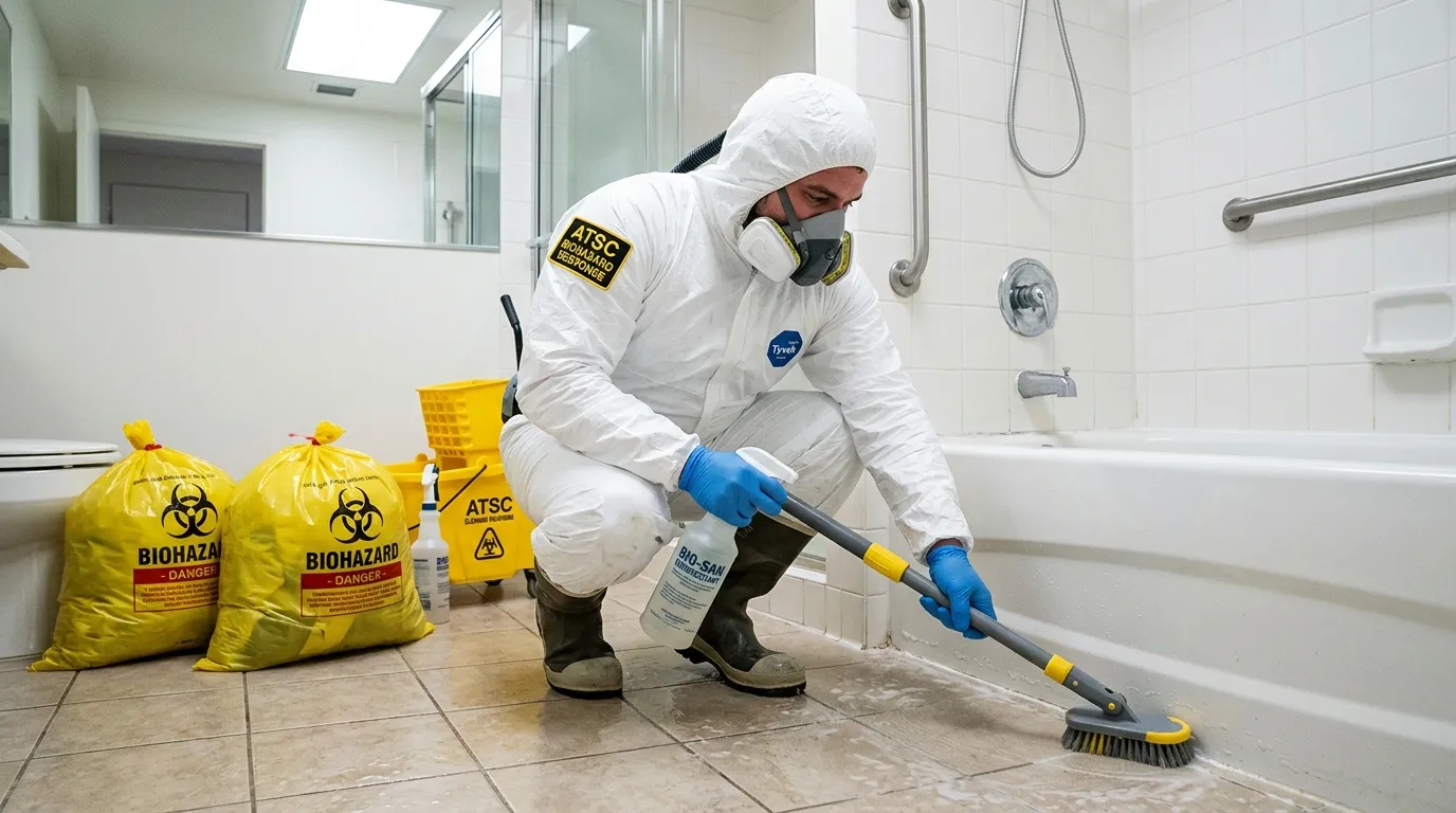 Decontamination equipment deployed for Blood Cleanup in Coto De Caza